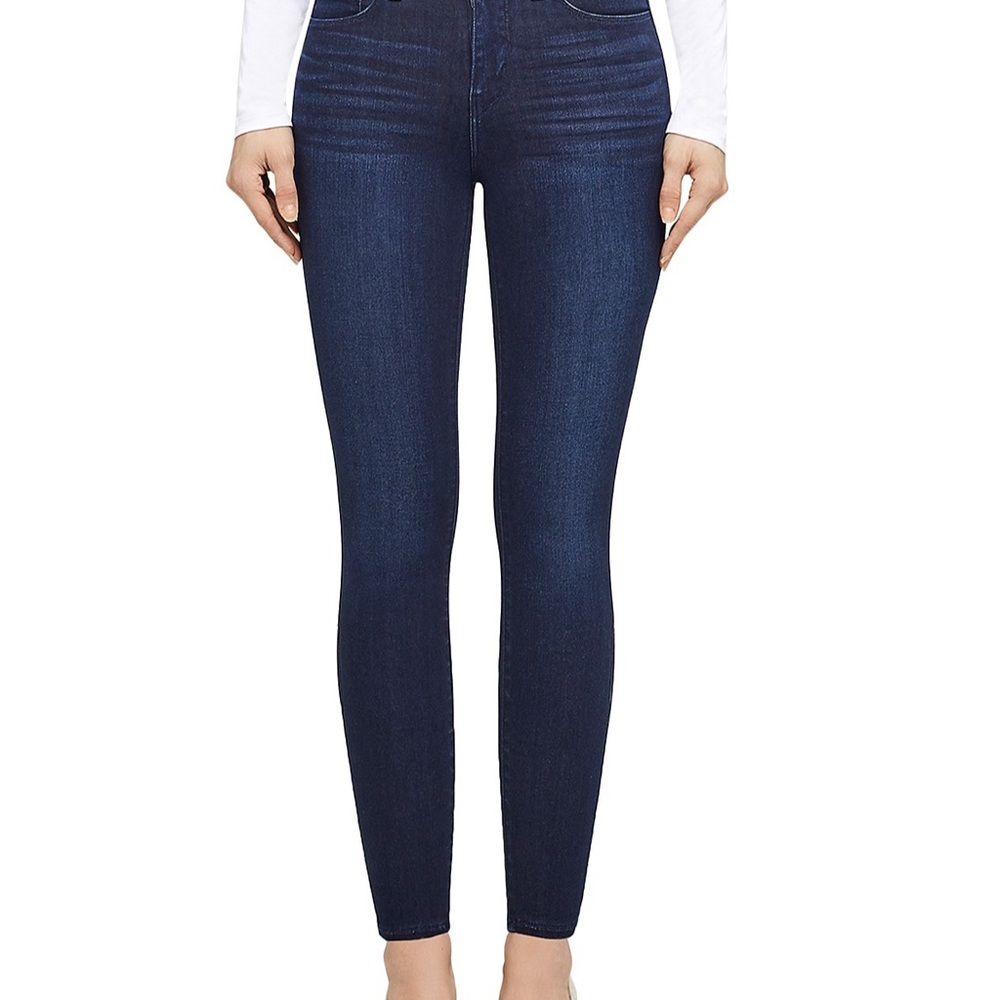 L'AGENCE Marguerite Skinny Jean in Merino Blue